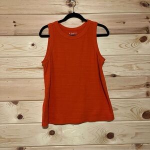 Loft Coral Basic Cotton Tank Top